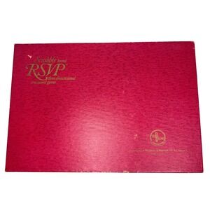 RSVP Three Dimensional Crossword Game by Selchow & Righter 1973 Vintage